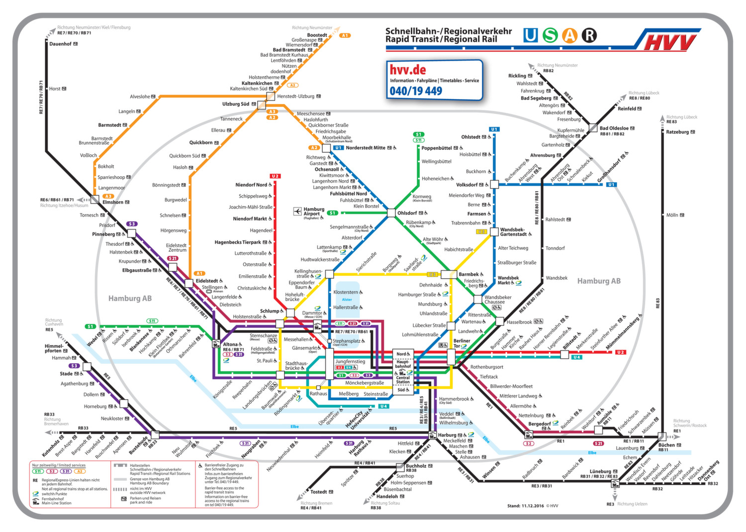 ᐅ UBahnPlan Hamburg 2018 Karte, Tickets & Preise